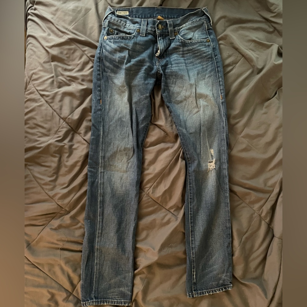True Religion Blue Skinny Jeans